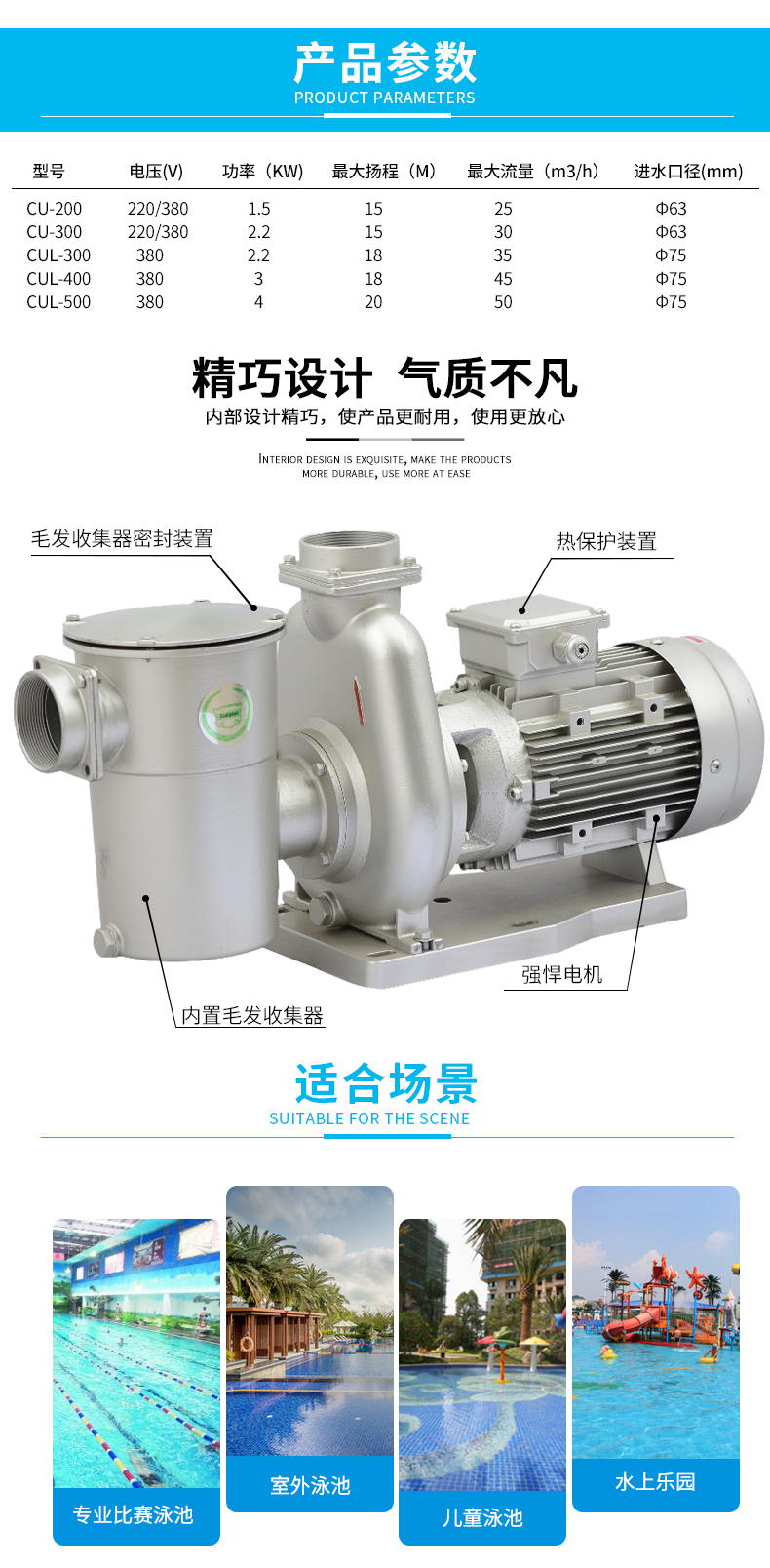CU不锈钢水泵
