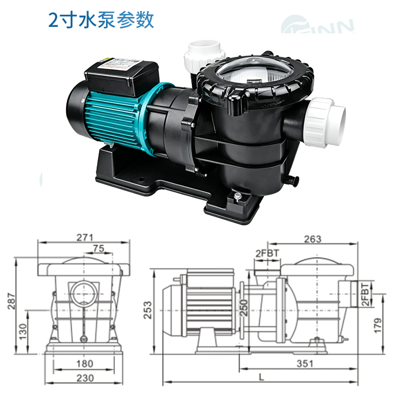 循环过滤泳池水泵FLSTP35