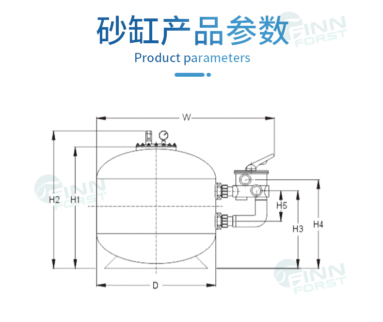 水仙子 侧出式过滤砂缸