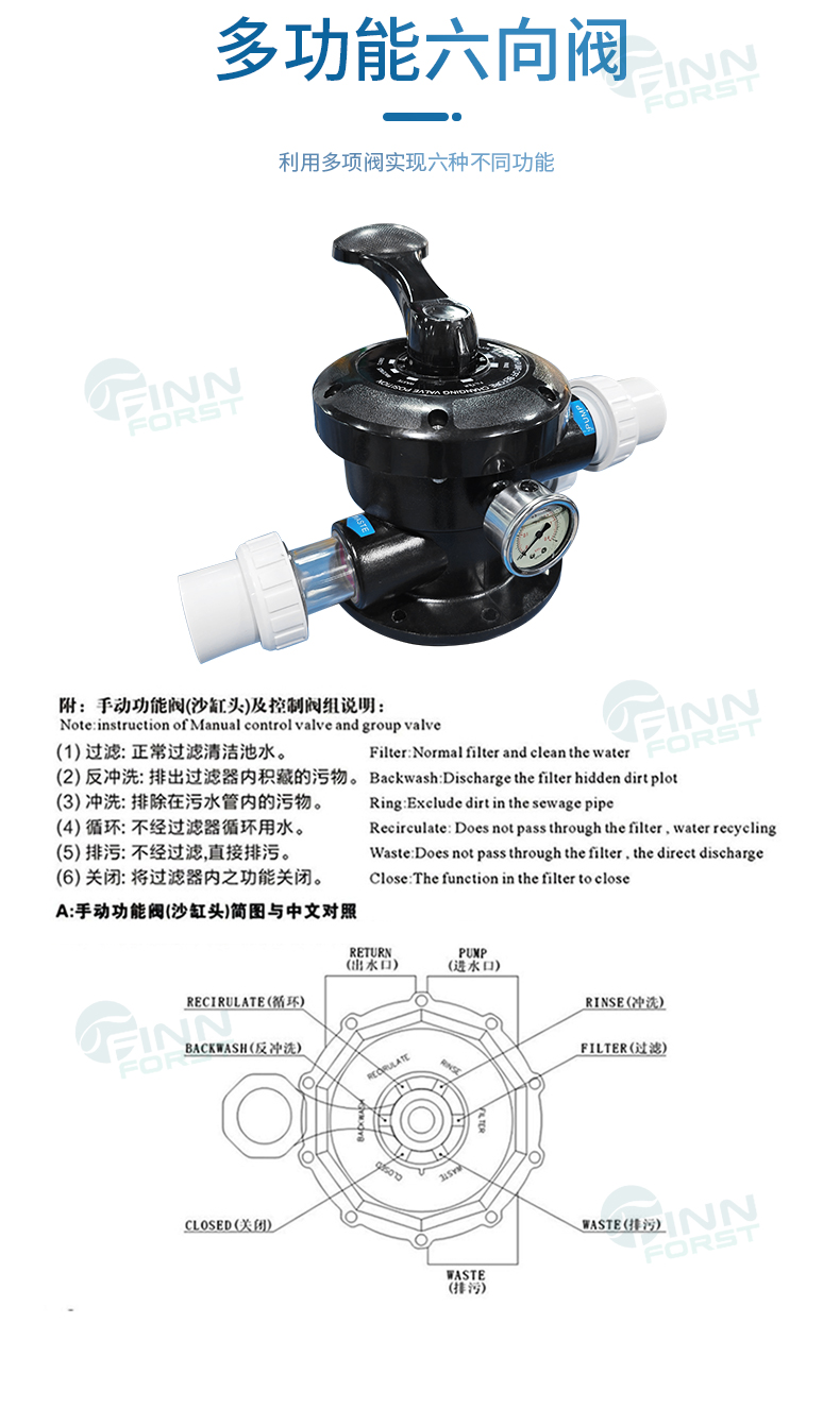 水仙子 顶出式过滤砂缸